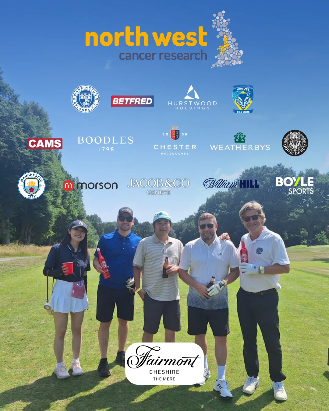 Warrington Rylands Proud to Support North West Cancer Research Charity Golf Day